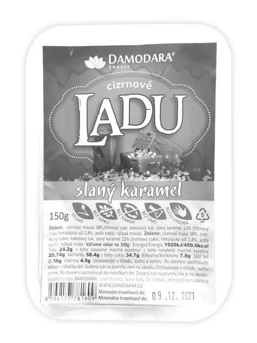 Damodara Ladu se slaným karamelem 150g